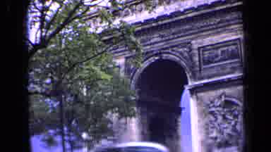 France-1963: Video Of Architectural Monument Shot On Vacation In The European