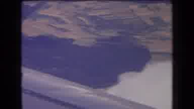 France (1963): The View While Flying In A Plane With The Clouds Passing Under The