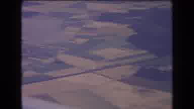 France (1963): Hundreds Of Acres Of Farmland As Seen From A Airplane Flying
