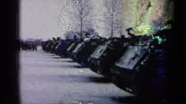 Germany Military Base (1963): Dozens Of Tanks Lined Up Next To Each Other Parked