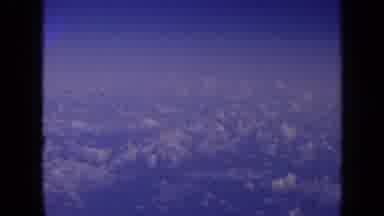 London England (1963): Flying Above The Earth And Clouds On A Sunny Day