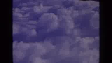 London England (1963): Sky And Clouds Being Filmed From An Airplane