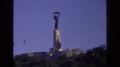 Russia (1963): Far Off Statue Holding Appears To Be Kit Up With Blue Skies