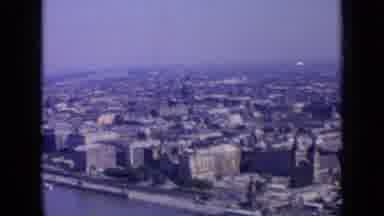 Russia (1963): Downtown View From Above Across The River