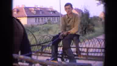 Russia (1963): Boy Riding A Horse And Buggy Then Followed By A Group Of Men