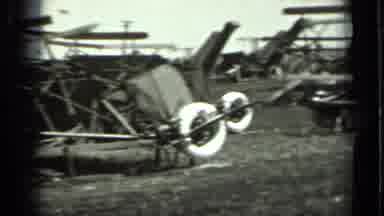 Russia (1963): View Of Metal Objects In Field On A Sunny Day