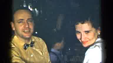 New York (1948): Home Video Of Dinner Party Guest Eating And Enjoying Drinks