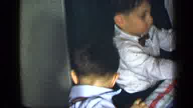 New York (1948): Yellow Birthday Hat Falls Off Head Of Boy Wearing Blue Shirt