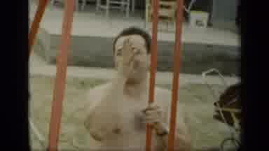 New York (1948): Father And Daughter Play In Amateur Family Leisure Video On