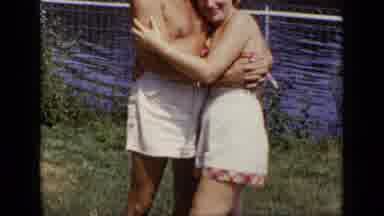New York (1948): Two Couples Enjoying A Day At The Water
