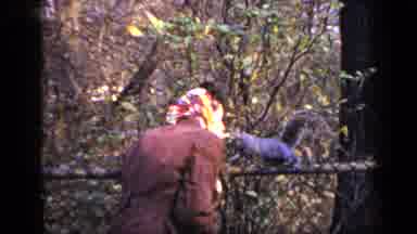New York (1948): Woman Holding Fruit In Mouth And Squirrel Catches It To Eat