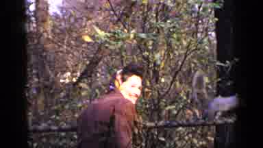 New York (1948): Lady Smiles As She Gets Close To Wild Squirrel Then Little Boy