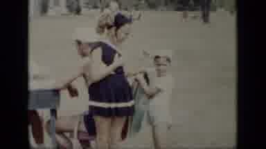 New York (1948): Girl In Cat Costume Poses Alone And Again With Girl In Mouse