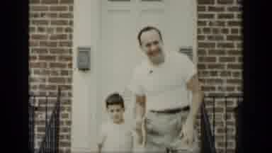 New York (1948): Father And Son Looking To Enjoy The Day Together With Family