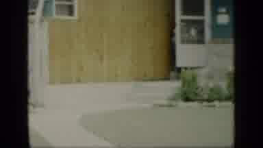 New York (1948): Small Plants And House With A Man Entering