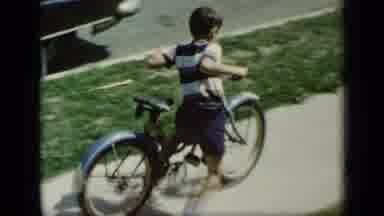 New York (1948): Bright Sunny Day And Very Nice To Ride A Bike Down The Street