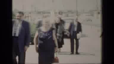 New York (1948): Guests And Family Arriving For Gala Ceremony With Family And