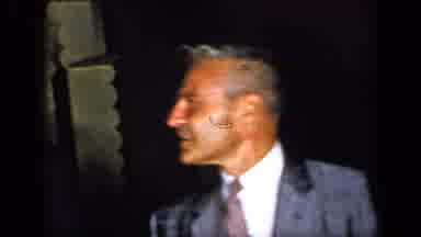 New York (1948): Short Color Film Of Well-Dressed People At A Wedding With A Dark