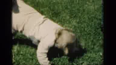New York (1949): The Girl On The Floor Playing In The Grass Looks Like Cindy Brady