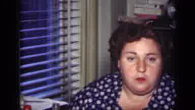 New York (1949): Woman Eating With A Fork In Home