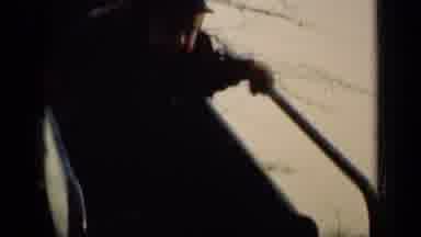New York (1949): Kid Slowly Sliding Down Slide As They Grab From Railings In Fear