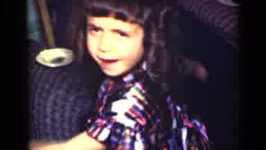 New York (1949): Old Home Video Recording Of Girl Dancing Or Spinning At Home
