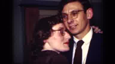 New York (1949): Man And Woman Dancing Closely In A Room While Smiling