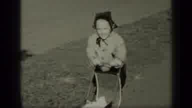 New York (1949): Old Video Footage Of Children Playing Outside With Different Toys