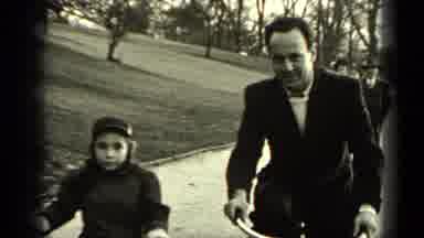 New York (1949): Vintage Footage Of People Riding Bikes And Children Drinking