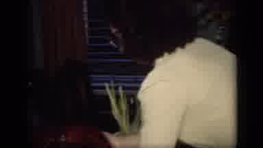 New York (1949): Woman Wearing Glasses Sets Platter On Dinner Table Roasted Turkey