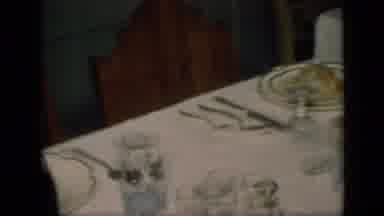 New York (1949): Family Dinner With The Good China Plates Grandpa Is The First To