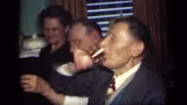 New York (1949): The People Look Like They Are At A Party Having Fun And