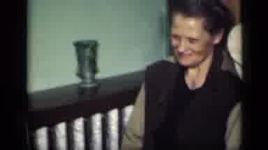 New York (1949): Old Creepy Lady With Weird Smile Followed By Younger Creepy Guy