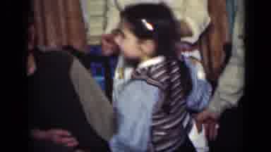 New York (1949): A Female Child Hops Towards A Female Adult And Then Grasps The