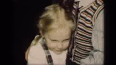 New York (1949): Two Girls Sibling Playing Happy