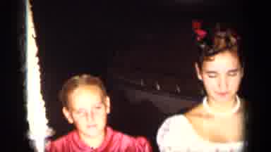 New York (1957): Children With Jewish Like Hat Having Fun And Woman Fancy Dressed