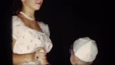 New York (1957): Mother And Child Share A Dance In Vintage American Setting
