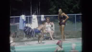 New York (1957): Everyone Is Getting Ready To Go Swimming In The Nice Swimming