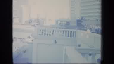 Puerto Rico (1970): Cameraman Pans The Rocky Ocean View On A Sunny Day