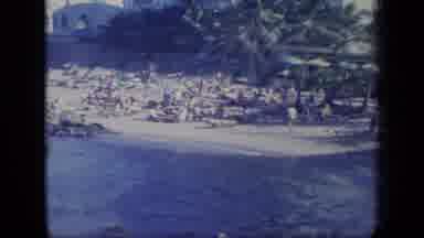 Puerto Rico (1970): A View Of People Walking Or Relaxing At A Beach