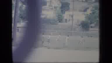 Puerto Rico (1970): Lady In Blue Smiles And Looks Down And Cautiously Walks Past
