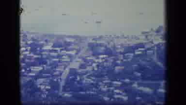 Puerto Rico (1970): Old Film Aerial Footage Over Landscape