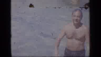 Puerto Rico (1970): A Man And His Family Enjoying A Day Outside In The Beach With