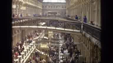 Moscow Russia (1971): Crowd Of People In A Busy Station All Trying To Find Their