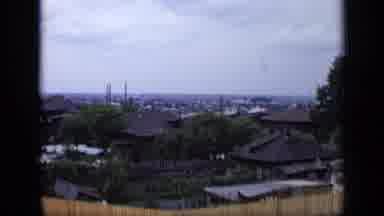 Moscow Russia (1971): View From A Roof Maybe In The City Of Houses Fences And Tree