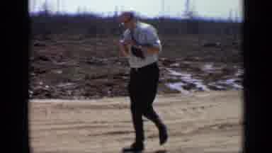 Moscow Russia (1971): Helicopter Delivers Crew Of Researchers To Current