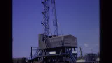 Moscow Russia (1971): Land Rig Working Galley Equipment Motor Pipe Tubes