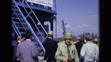 Moscow Russia (1971): Men In Suits At A Construction Site Waiting For Big Reveal