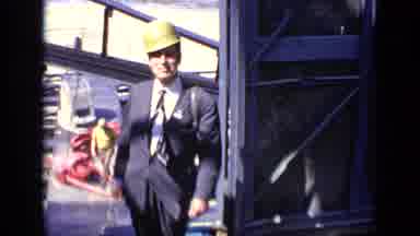 Moscow Russia (1971): Boss Man Approves The Job So Now The Construction Begins