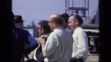 Moscow Russia (1971): Men In Social Clothes Talking With Nothing Better To Do